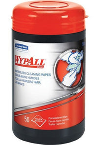 Thumbnail for Wypall Lingettes (Caisse de 8) humides nettoyantes sans eau - Kimberly-Clark 58310