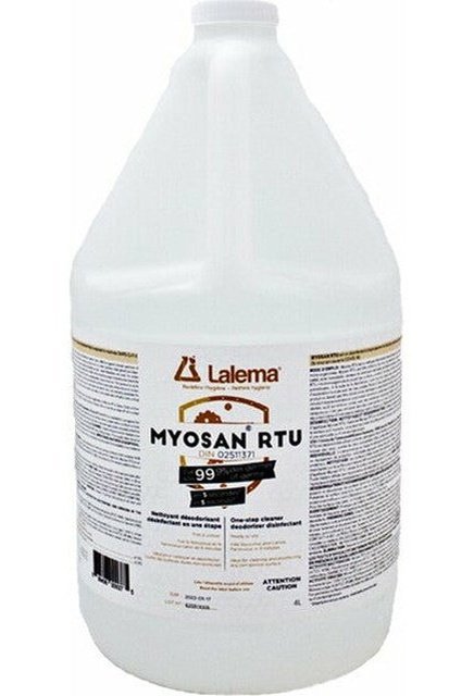 MYOSAN RTU 4L -  Désinfectant Nettoyant Désodorisant Prêt à Utiliser