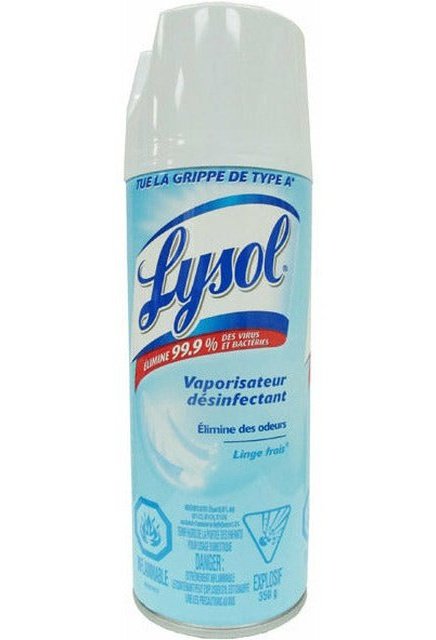 Lysol - Désinfectant en aérosol linge frais - Reckitt Benckiser