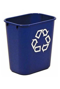Poubelle de bureau pour recyclage bleu 7gal Rubbermaid FG295673